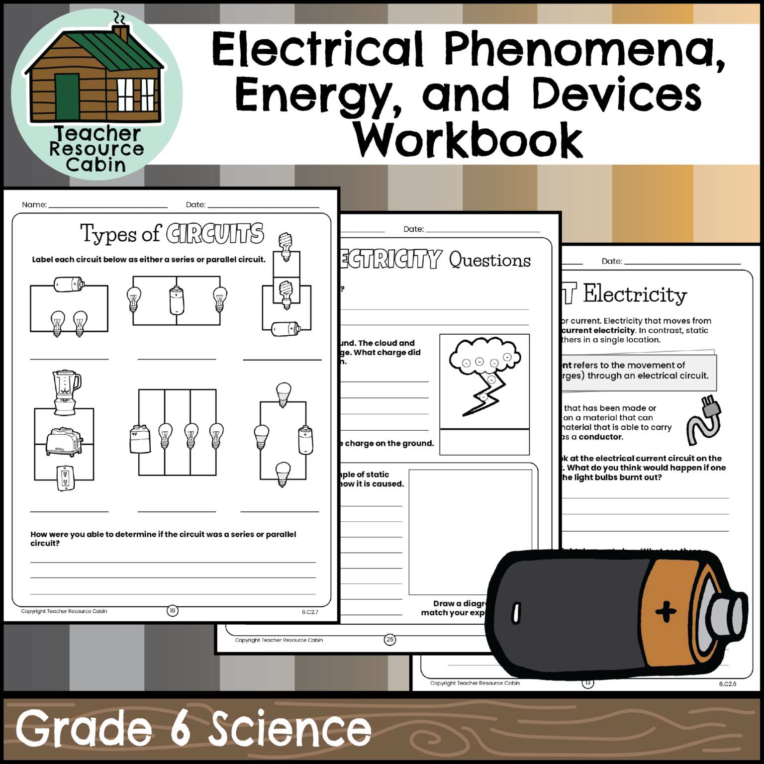 Grade 6 Ontario Science Mega Bundle (FULL YEAR) - Teacher Resource Cabin