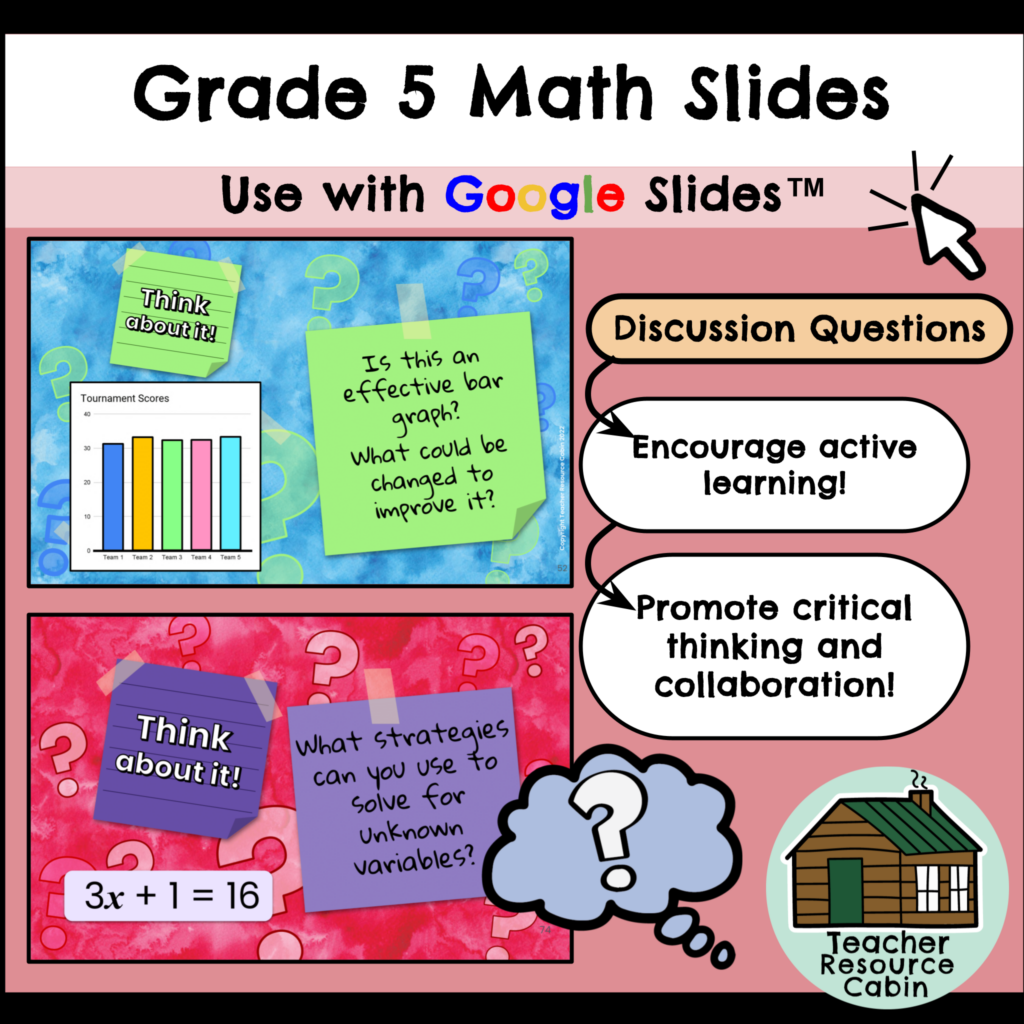 Grade 5 Ontario MATH: Google Slides™ Bundle - Teacher Resource Cabin