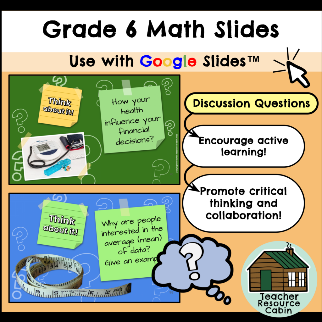 Grade 6 Ontario MATH: Google Slides™ Bundle - Teacher Resource Cabin