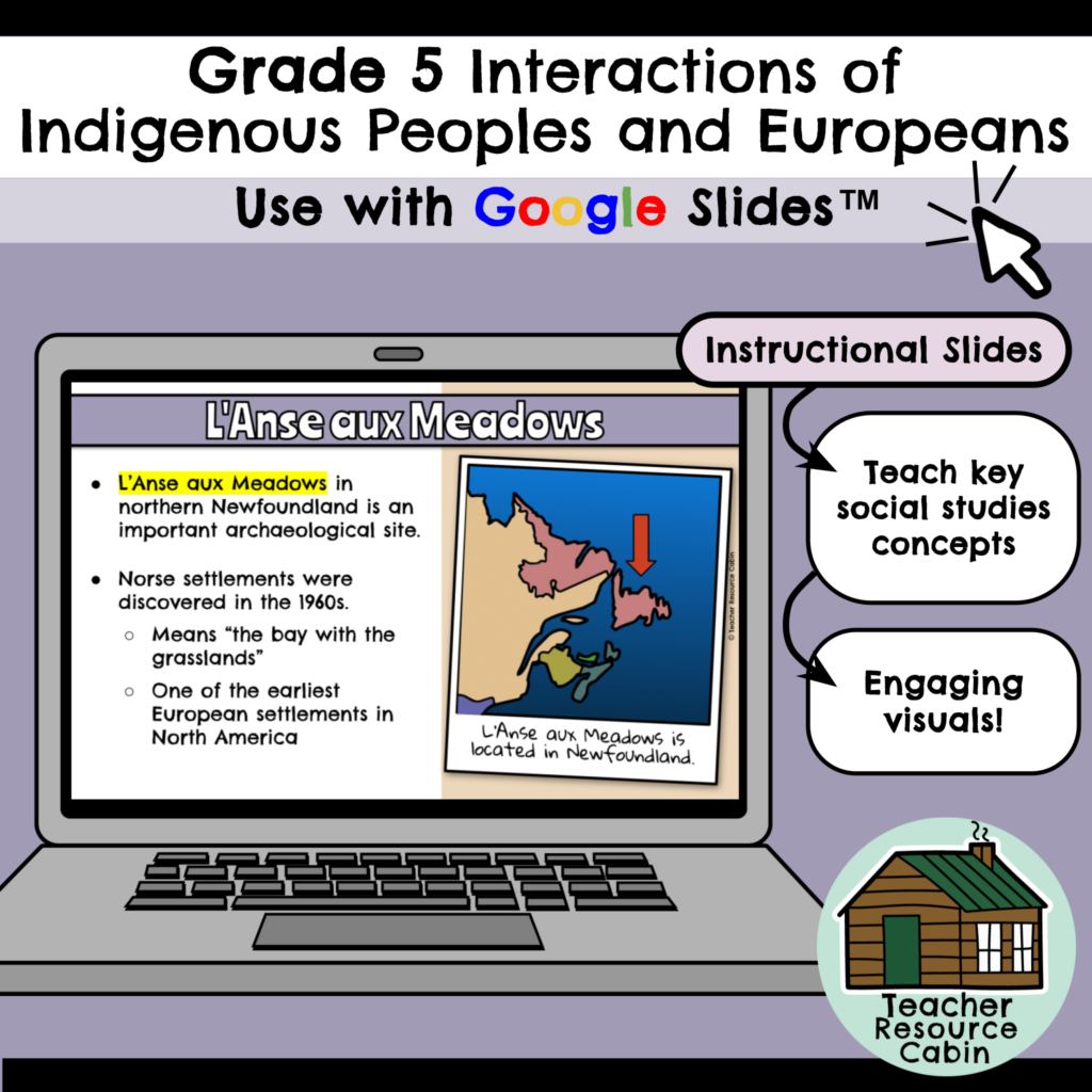Interactions Prior to 1713 for Google Slides™ (Grade 5 Social Studies ...
