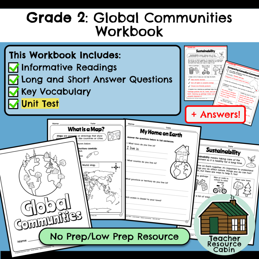 Global Communities Workbook (Grade 2 Social Studies) - Teacher Resource ...