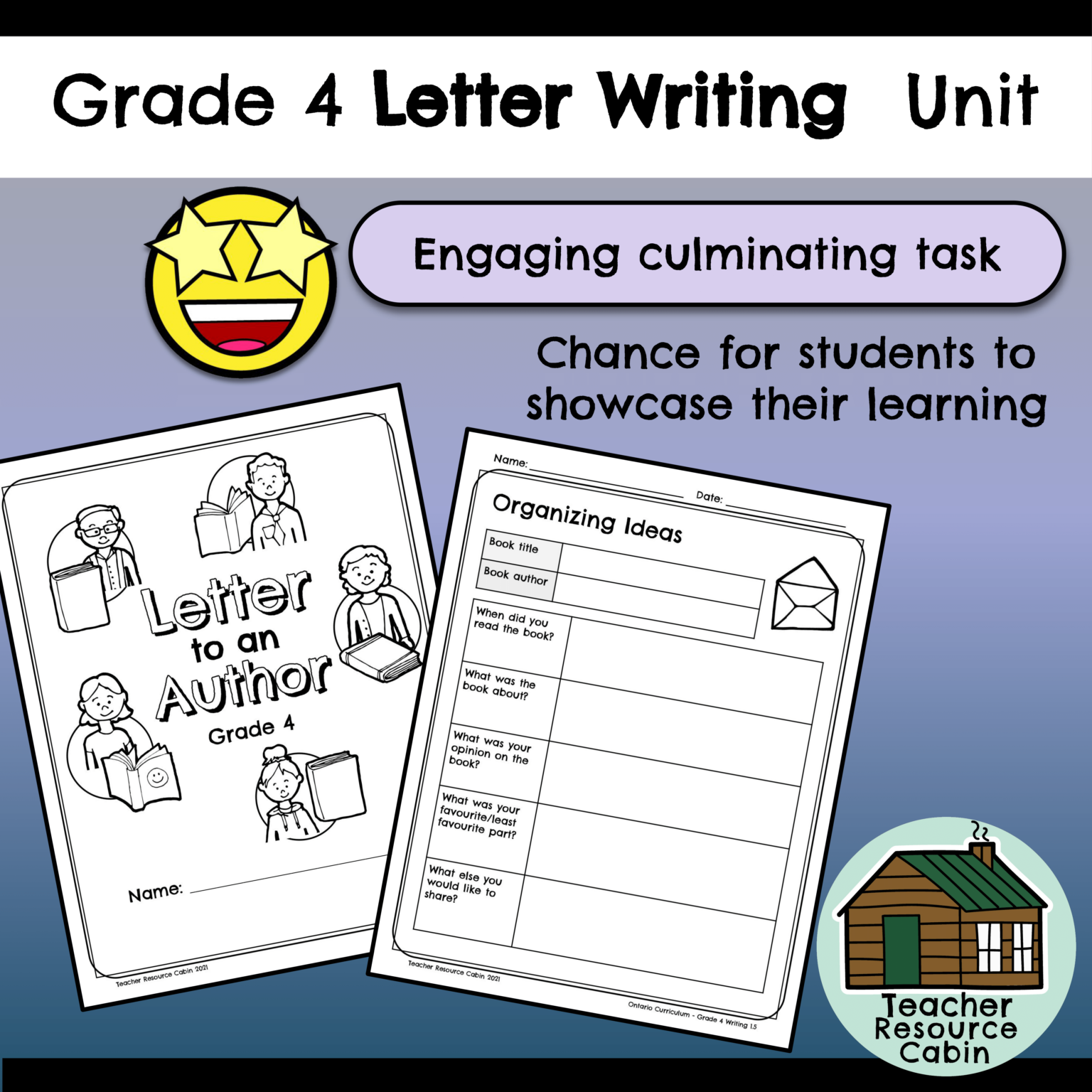 Grade 4 Letter Writing Unit (Printable + Google Slides™) - Teacher ...