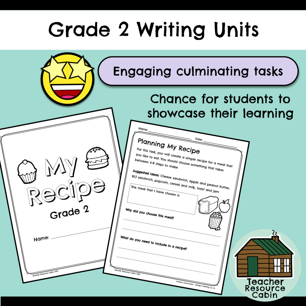 Grade 2 WRITING UNITS Bundle (Printable + Google Slides™) - Teacher ...