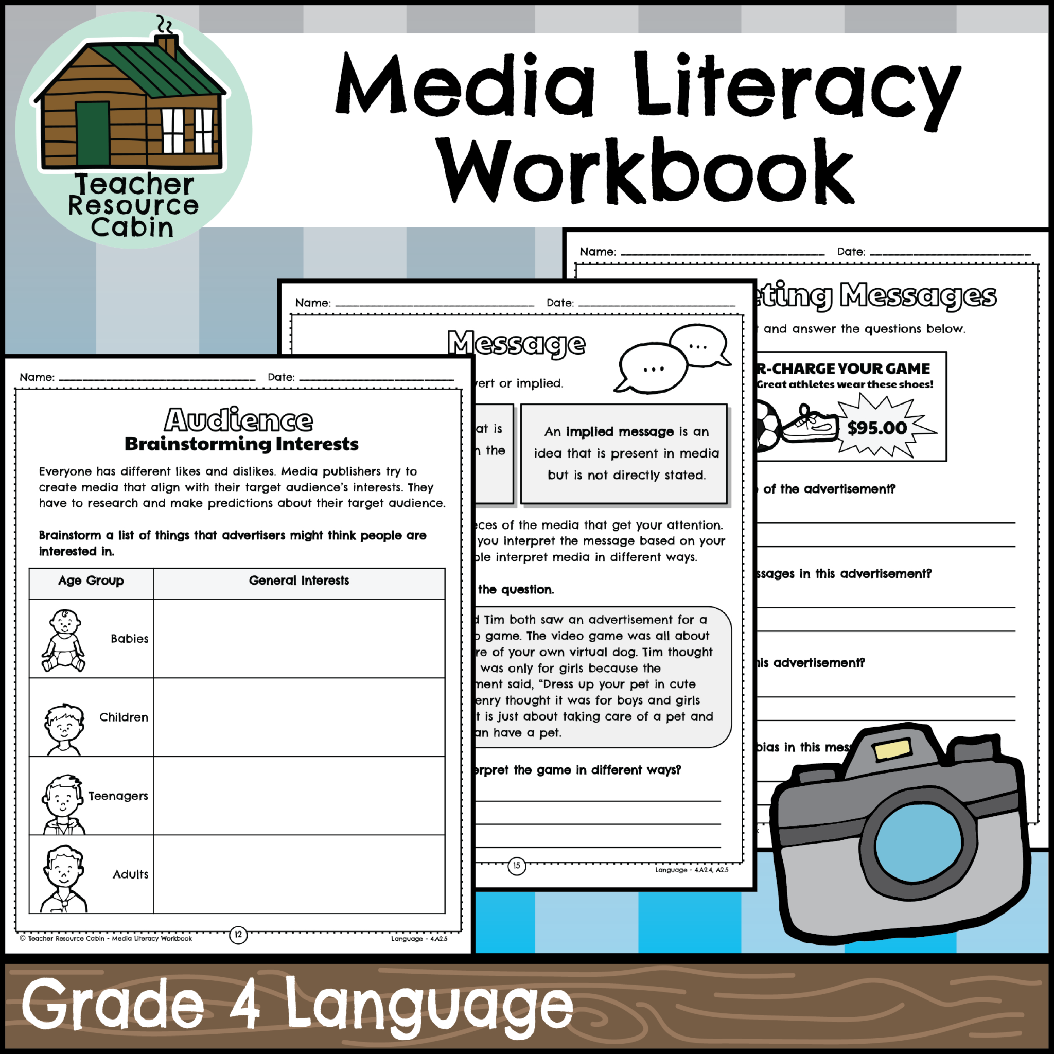 Grade 4 Media Literacy Ontario - Teacher Resource Cabin