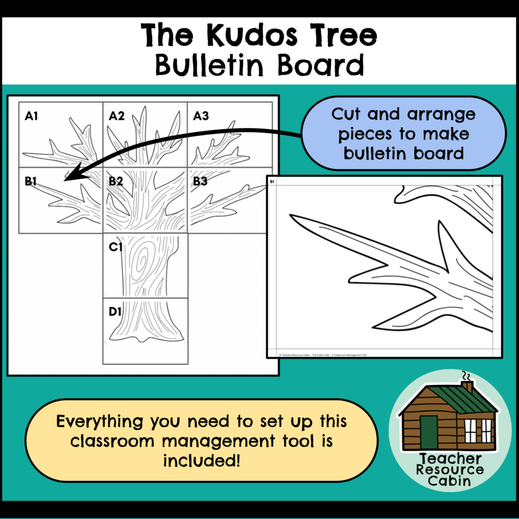 The Kudos Tree - Classroom Management Tool - Teacher Resource Cabin