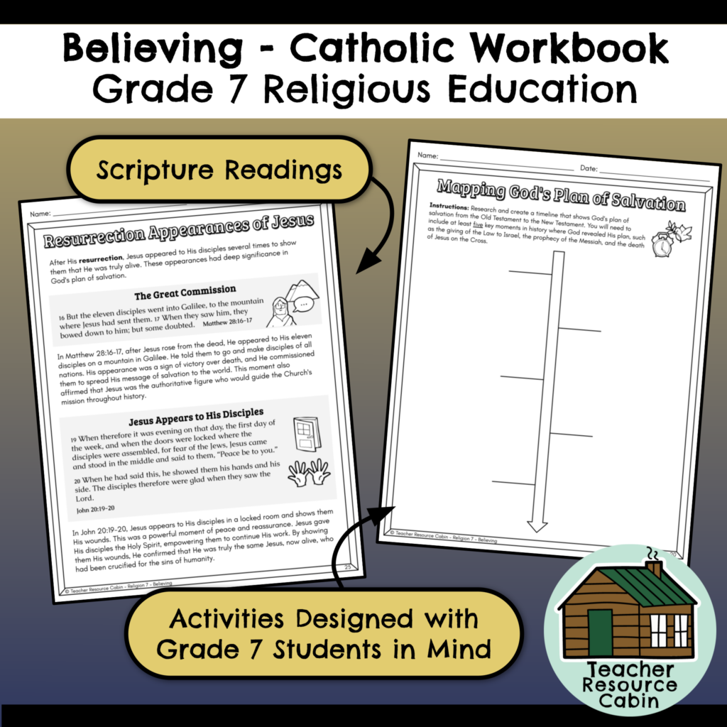 Believing - Catholic Workbook (Grade 7 Religious Education) - Teacher ...