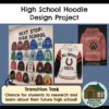 High School Hoodie Design Activity (Grade 8 Art/Media Literacy)