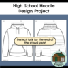 High School Hoodie Design Activity (Grade 8 Art/Media Literacy)