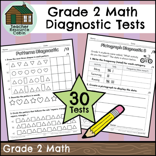 Grade 2 Math Diagnostic Tests
