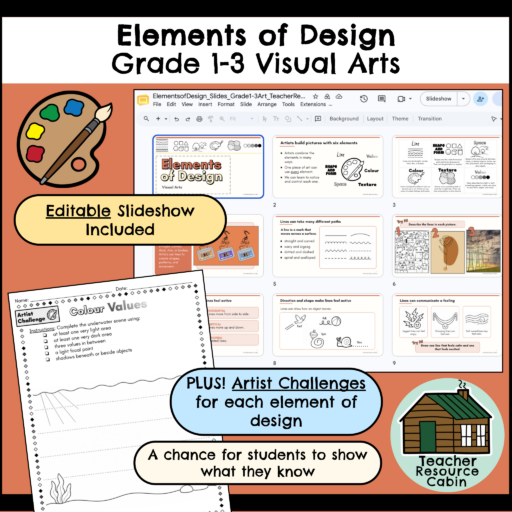 Six Elements of Design (Grade 1-3 Visual Arts)