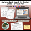 Autumn Leaf Squish Art Project - Colour & Symmetry (Grade 1-3 Visual Arts)