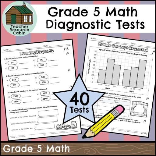 Grade 5 Math Diagnostic Tests