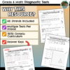 Grade 6 Math Diagnostic Tests