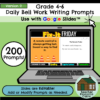 200 Daily Bell Work Writing Prompts VERSION 2 (Grades 4-6)