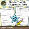 Grade 7 Math Diagnostic Tests