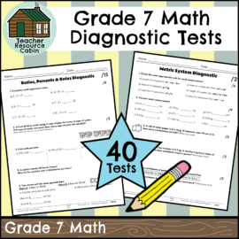 Grade 7 Math Diagnostic Tests