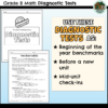 Grade 8 Math Diagnostic Tests